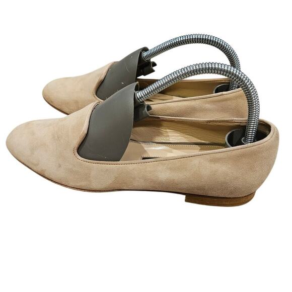 Lafayette 148 Siena Suede Loafers Tan Womens size 36 size 6 Driving Shoe‎ Casual - Picture 1 of 8